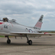 North American FJ-4 Fury, the ultimate iteration of the Fury line of fighters. Note the elongated landing gear compared to its F-86 progenitor, used to increase the Fury’s angle of attack. (Tim Shaffer)